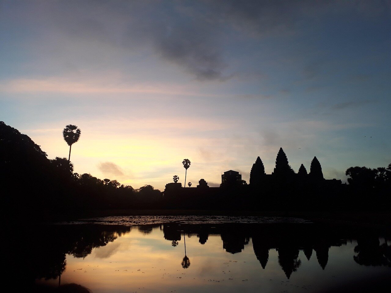 Sunrise on Angkor Wat Temples, Siem Reap